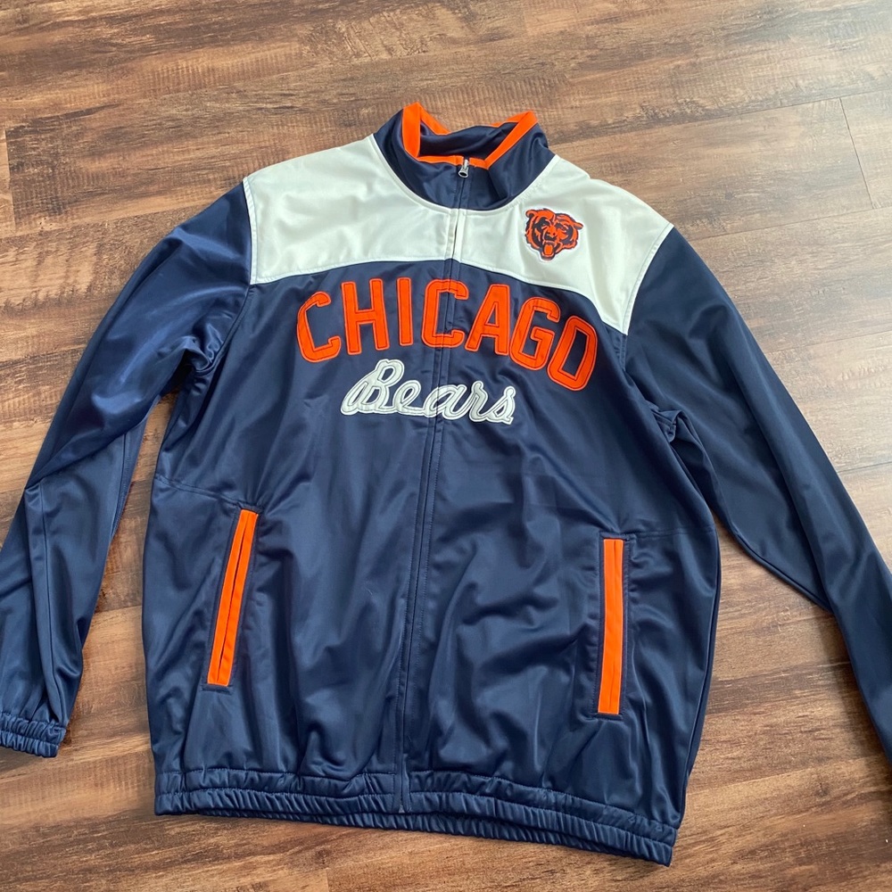 NFL Chicago Bears track jacket, size XL
